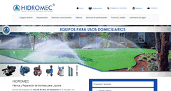 Desktop Screenshot of hidromecbombas.com.ar