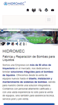 Mobile Screenshot of hidromecbombas.com.ar