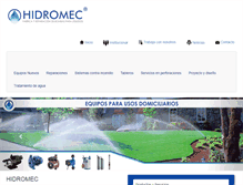 Tablet Screenshot of hidromecbombas.com.ar